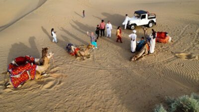 1 night 2 days Thar Desert Experience Jaisalmer - Pickup, the jeep ride, and the stops at Kuldhara and Khaba Fort