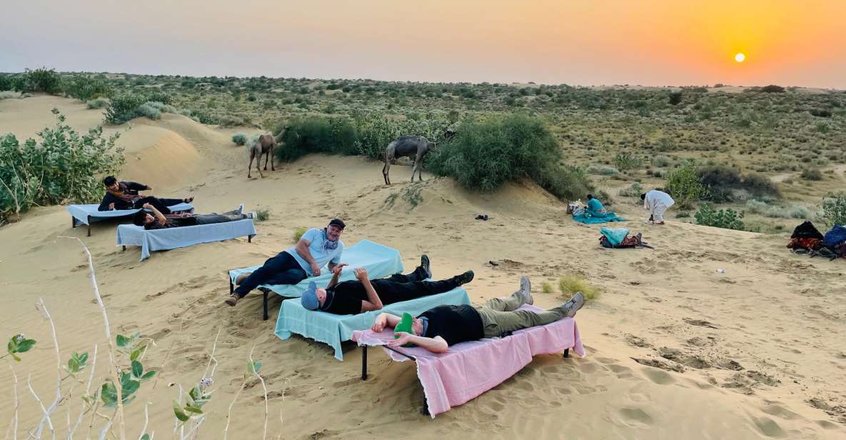 1 night 2 days Thar Desert Experience Jaisalmer - Sunset, dinner, and the gypsy-house style evening