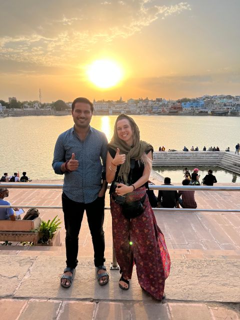 Afternoon Walking tour -The Pushkar Route - The Sacred Lake Circuit: 52 Ghats and the Brahma Connection