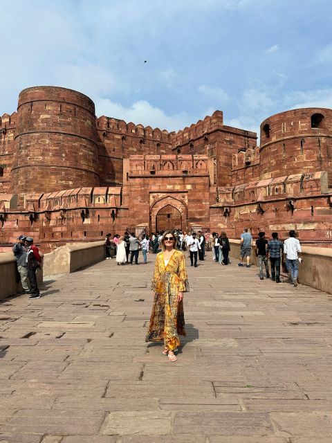 Agra: Skip-the-Line Taj Mahal & Agra Fort Private Tour - Agra Fort red-sandstone power and the Taj view across the Yamuna