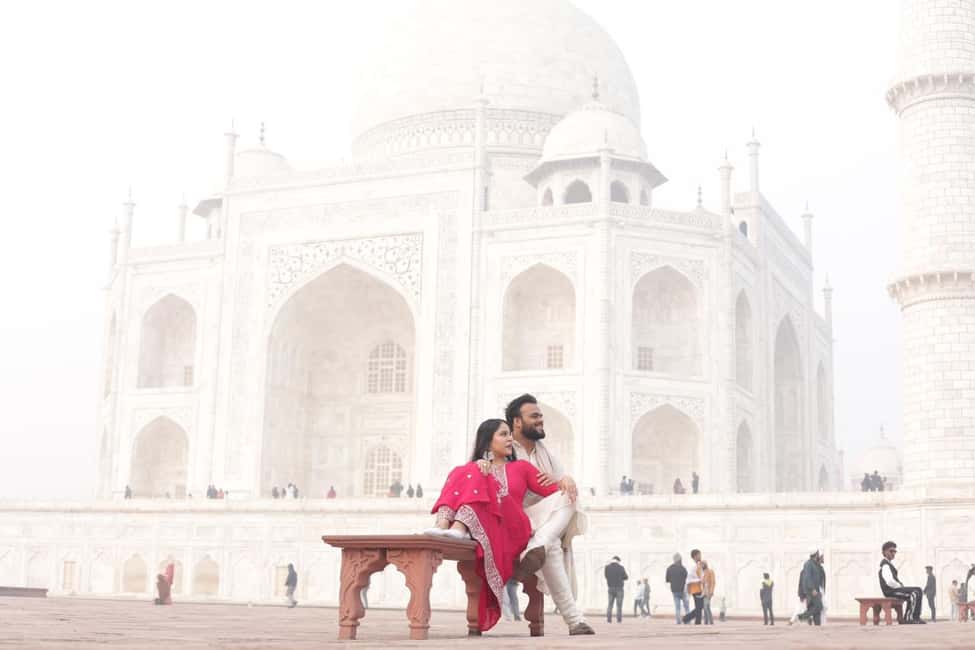 All-Inclusive Sunrise Taj Mahal, Agra Fort & Baby Taj Tour - Agra Fort: red sandstone palaces and Mughal power up close