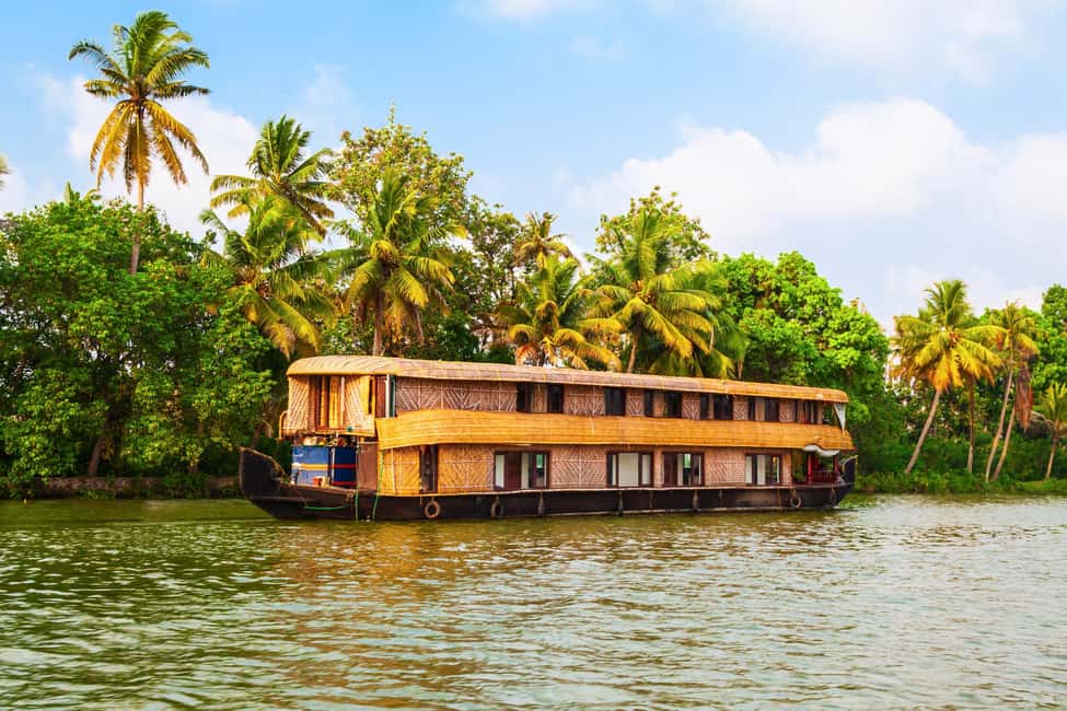 Alleppey / Alappuzha Houseboat Day Cruise with Lunch: Cochin - Cruising Alleppey backwaters for hours of real scenery