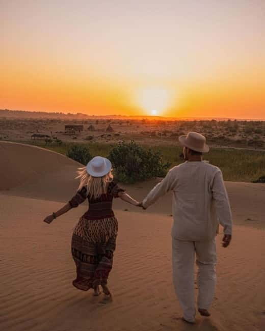 Blissful Half Day Sunset Camel Safari with Musical Evening - Kuldhara stop on the way: a quick break with a haunting edge