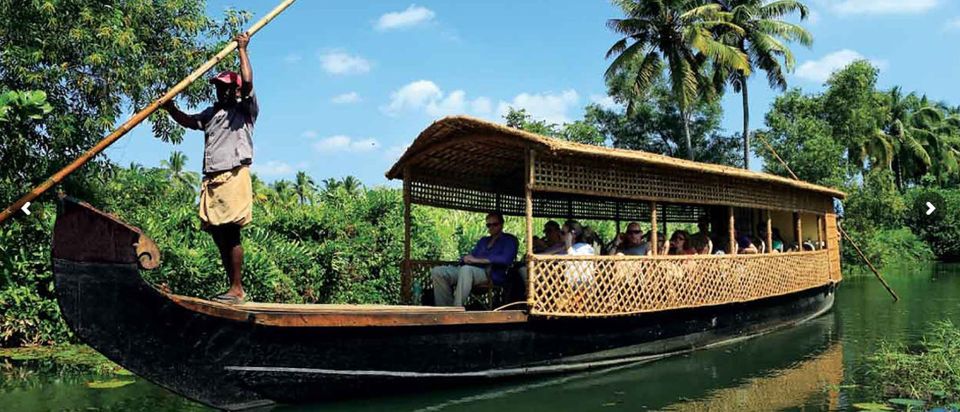 Cochin: Backwater Village Eco Boat Cruise with Lunch - The village stop for coconut weaving and coir making