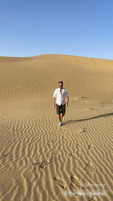 Desert Rose Jaisalmer: Overnight Stay Middle of Thar Desert - Dinner by wood fire, then bonfire and stargazing