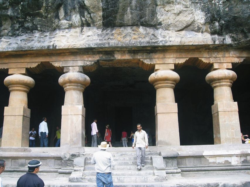 Elephanta Cave Tour with Bollywood Tour - A One-Day Combo: Caves by Ferry, Bollywood by Studio Lights