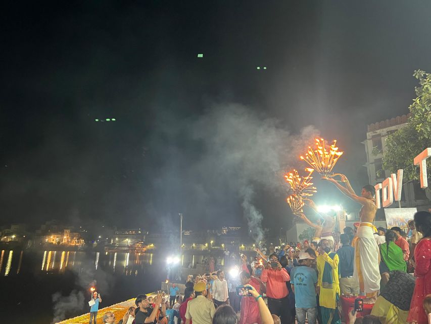 Evening Walking Tour with Fire Rituals-The Pushkar Route - The Pushkar Lake Loop: Gandhi Ghat and Queen Mary Ghat at Dusk