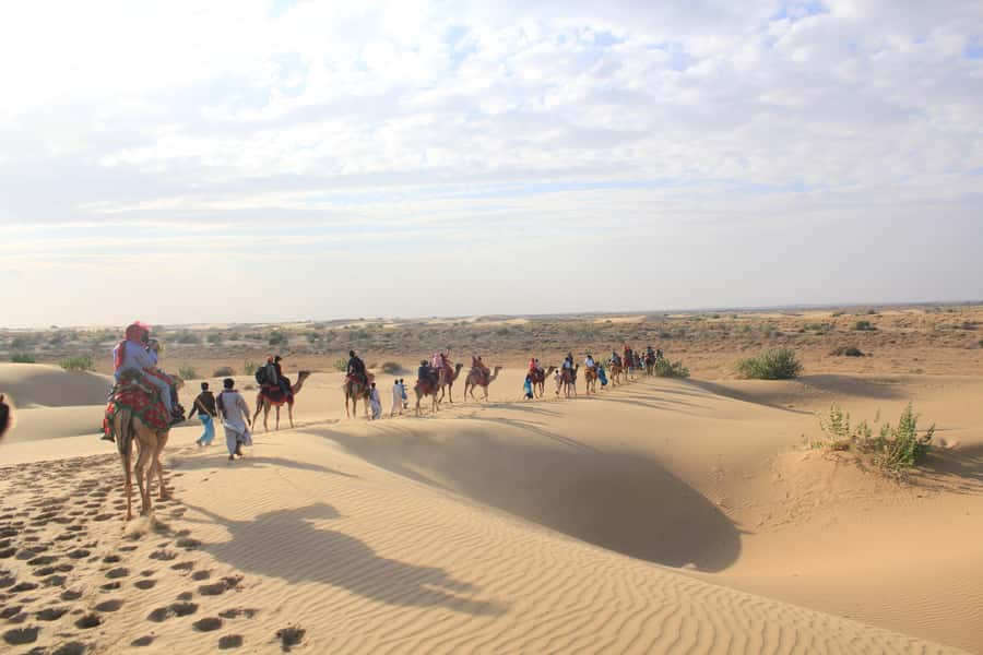 Exclusive Musical Evening at Desert Luxury Camp (NO CAMEL) - From Jaisalmer Pickup to Kuldhara’s Quiet, Haunted Stop