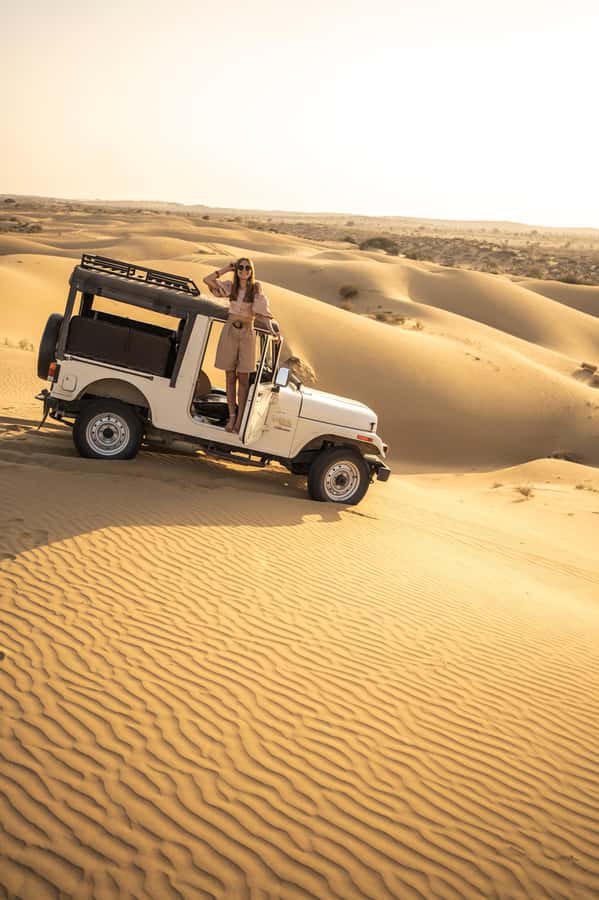 Exclusive Musical Evening at Desert Luxury Camp (NO CAMEL) - Jeep Safari on the Thar: Why the 4x4 Part Matters