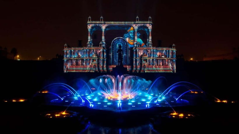From Delhi: Akshardham Exhibition and Sahaj Anand Water Show - From Delhi Pickup to Akshardham Main Gate: How the day starts