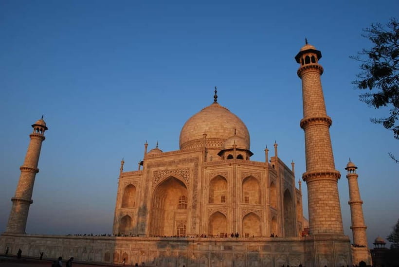 From Delhi: All-Inclusive Taj Mahal & Mathura Vrindavan Tour - Taj Mahal: guided visit plus time-saving entry