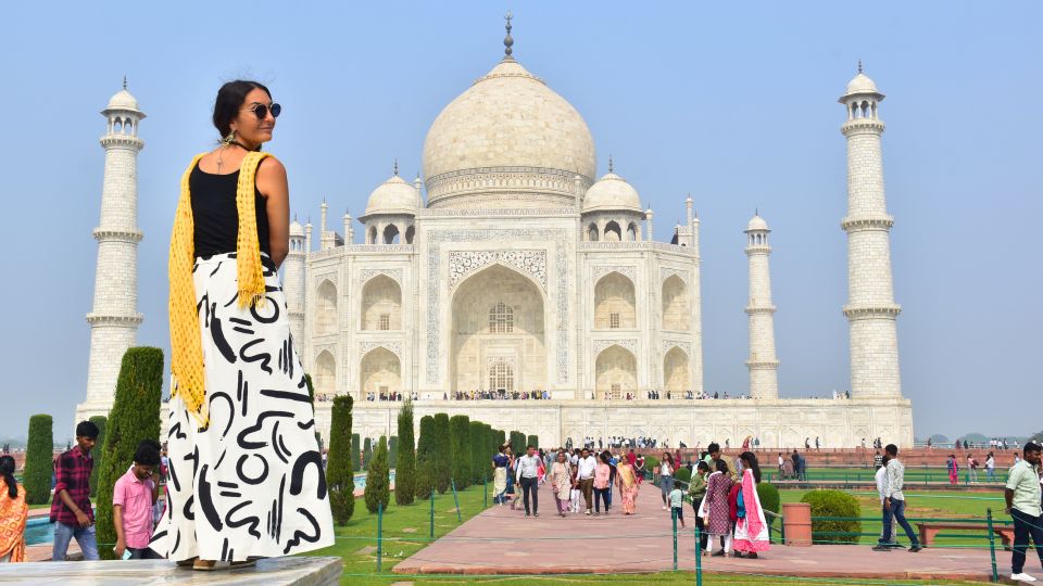 From Delhi: All Inclusive- Taj Mahal Tour by Express Train - Pickup, station handoff, and breakfast on the train