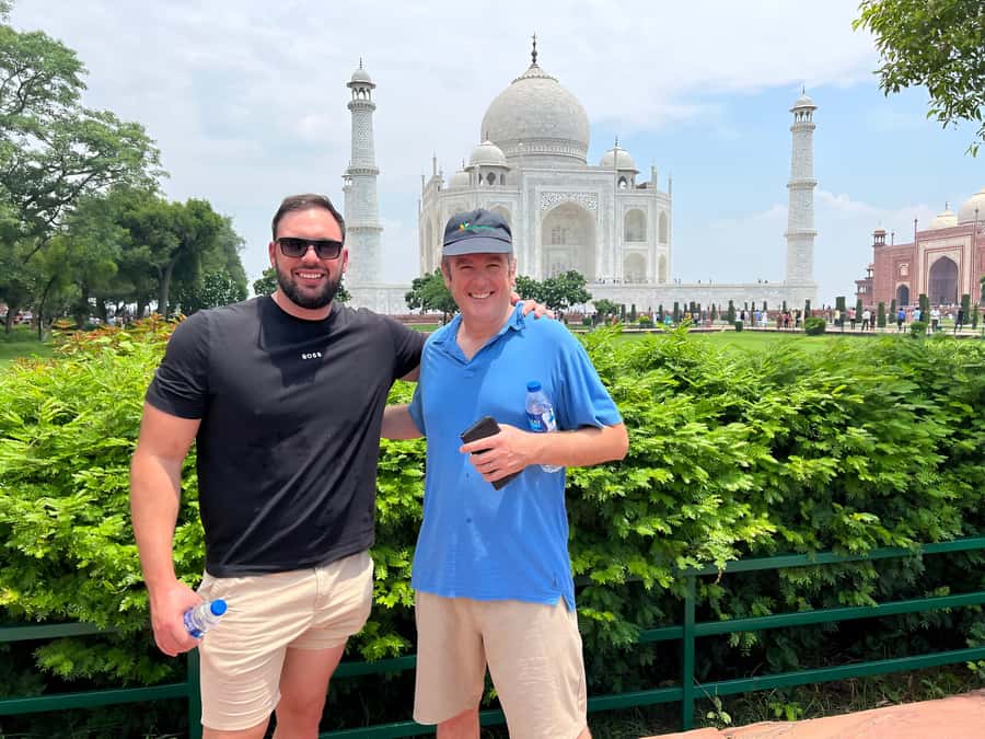 From Delhi: Private Taj Mahal, Agra Fort & Baby Taj Day Tour - Inside the Taj Mahal experience: what your guide is doing for you