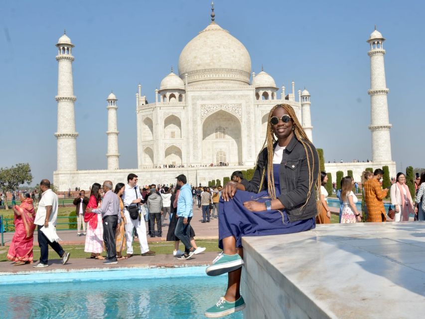 From Delhi: Taj Mahal & Agra Tour by Gatimaan Express Train - Taj Mahal with a guide: what to focus on in your up-to-3-hours slot