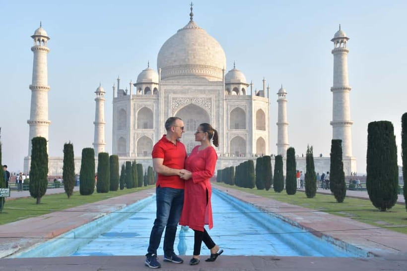From Delhi: Taj Mahal & Agra Tour by Superfast Train - Pickup, Station Check-In, and the 8:10 AM Departure