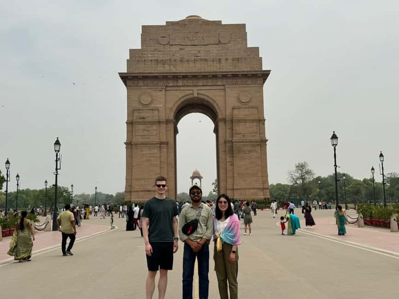 From New Delhi Airport : Guided Layover Old & New Delhi Tour - Final Stops: India Gate, Rashtrapati Bhavan, and Parliament Pass-By