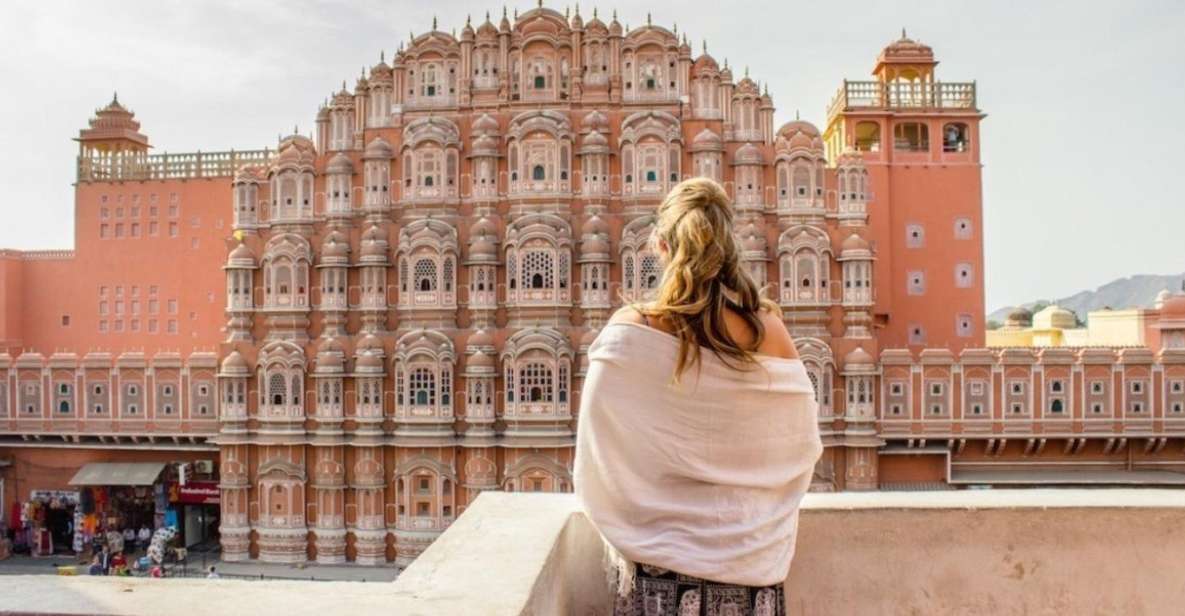 From New Delhi: Private Day Trip to Jaipur Skip-the-Line - Amber Fort: panoramic views with royal logic