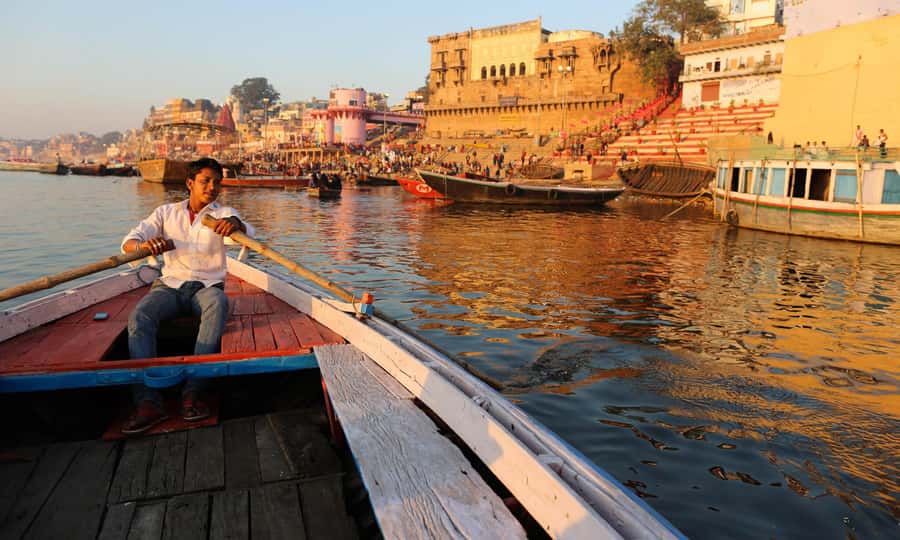 From Varanasi: Sunrise Boat Tour and Heritage Walk - The included 40-minute small-boat ride: what you can expect to see