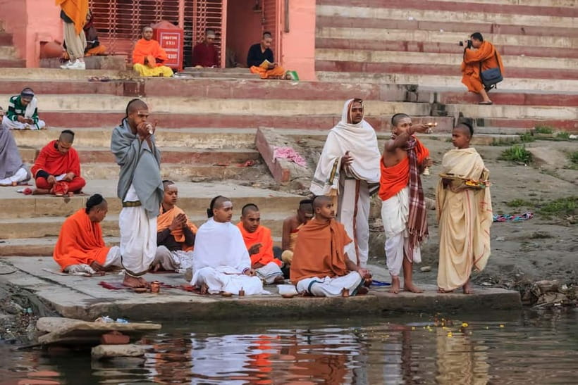 Golden Hour on the Ganges - Sunrise Boat Tour - The walking portion from old city streets to the river moment