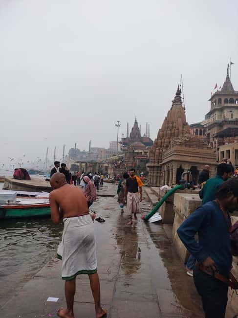 Guide francophone à varanasi - Rakesh - Manikarnika Ghat: cremation ceremonies with context