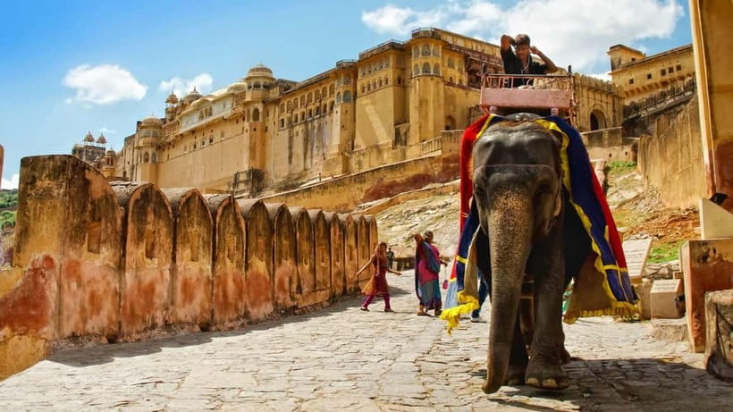 Jaipur: Amber Fort, Stepwell & Jal Mahal with Pickup - Amber Fort (Amer Fort) in 2 Hours: Palaces, Mirrors, and Views
