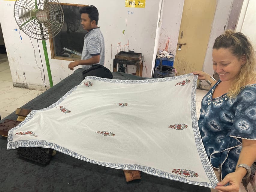 Jaipur: Block Printing Workshop and Hands-on Experience - Pick your take-home item: scarf, apron, tote, napkins, placemats