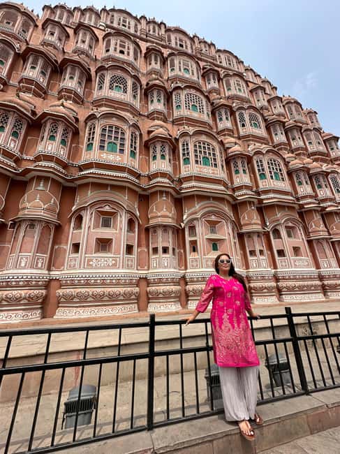Jaipur: Full Day City Highlights Tour with Tour Guide - Amber Fort: Sheesh Mahal, huge courtyards, and the best “wow” per minute