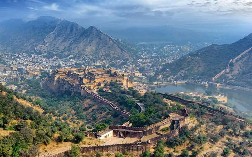Jaipur: Full Day City sightseeing with Car, Guide & Lunch - Jal Mahal on Man Sagar Lake: when you need a breather