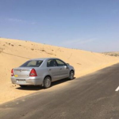 Jodhpur Camel & Jeep Safari with Sunset, Folk Dance, Dinner - Jeep safari over sand trails: fast, fun, and a bit bumpy