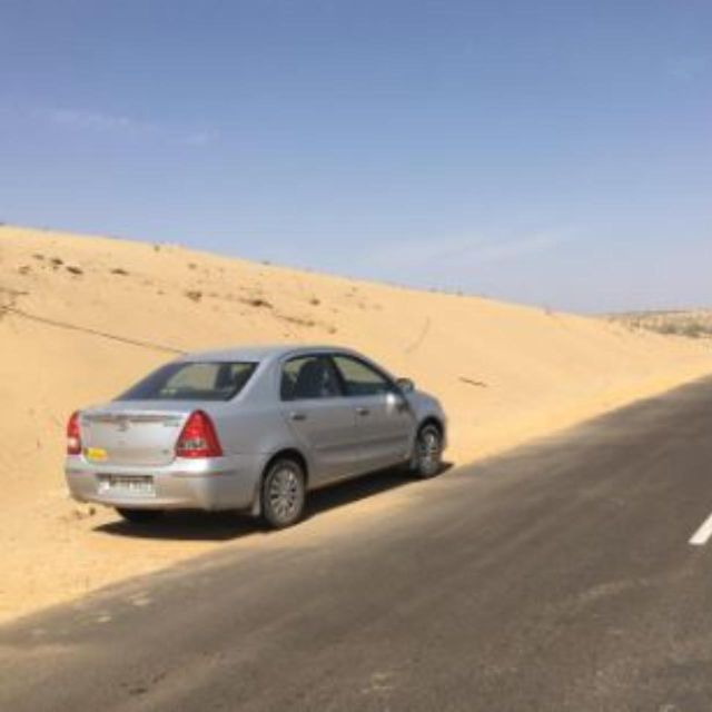 Jodhpur Camel & Jeep Safari with Sunset, Folk Dance, Dinner - Jeep safari over sand trails: fast, fun, and a bit bumpy