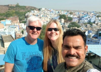 Jodhpur: Mehrangarh Fort and Blue City Private Guided Tour - Kunj Bihari Temple: Makrana stone, Chhitar sandstone, and a family story