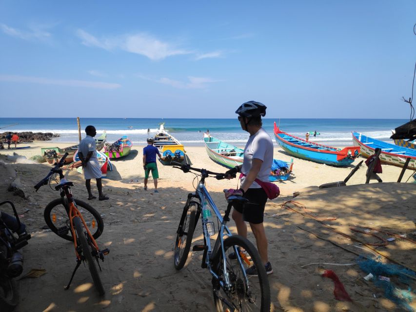 Kochi to Marari/ Kumarakom/ Alleppey eBike/Cycling Tour - Coastal roads and backwater-style tracks: the scenic part (and where support helps)