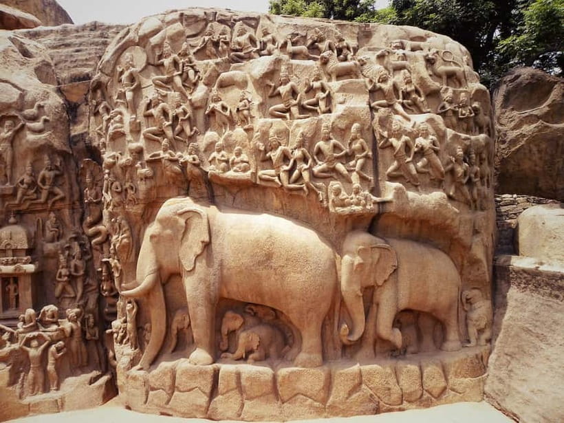 Mahabalipuram walking tour with local guide and lunch - Great Shore Temple and the Seven Pagodas story