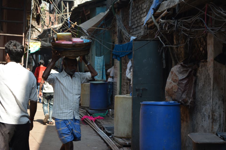 Mumbai: Dharavi Slum Tour with Dhobi Ghat (Open-Air Laundry) - Dhobi Ghat from the viewing deck: watching hand-laundry at scale